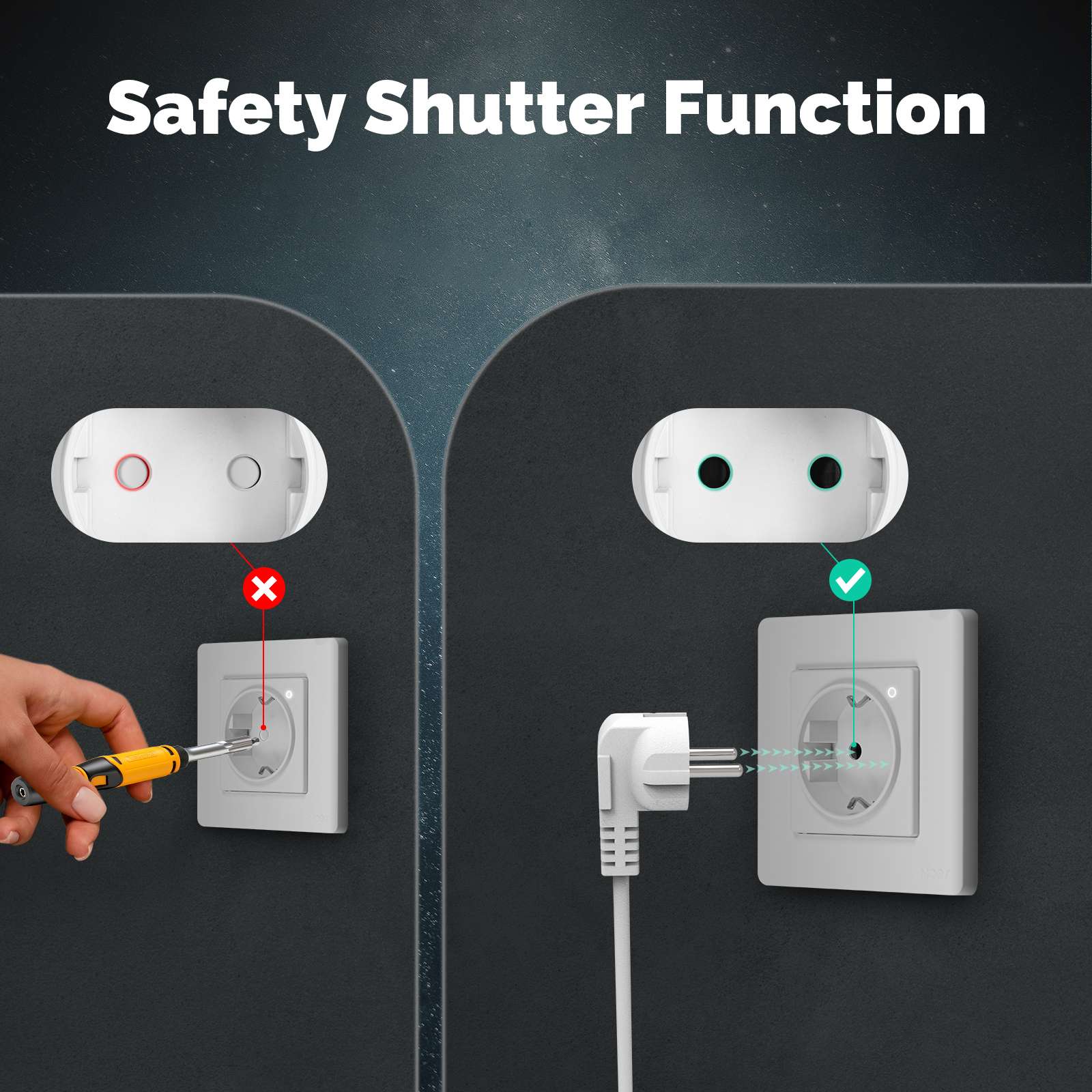 Star Ring ZigBee Smart Socket EU Wall Embedded Outlet Energy Monitor - Image 4