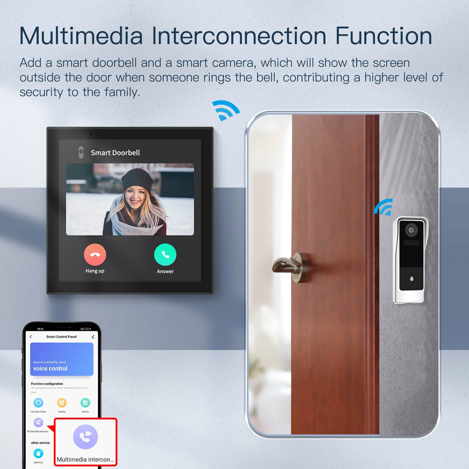 Tuya Wifi Smart Touch Screen Center Control Panel with Voice Control Alexa Built-in ZigBee Gateway Built-in Neutral Wire Required - Image 7