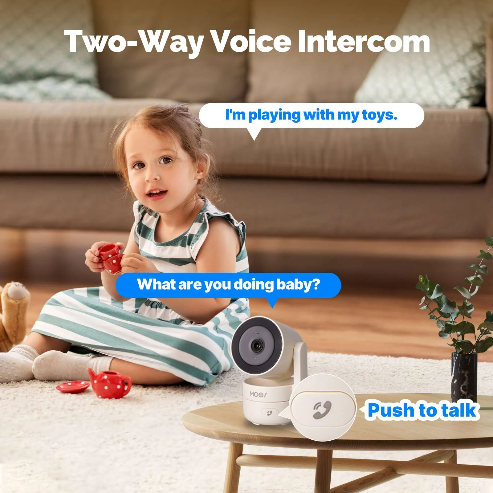 Tuya WiFi 4MP Indoor Security Camera with Night Vision and Motion Detection - Image 4