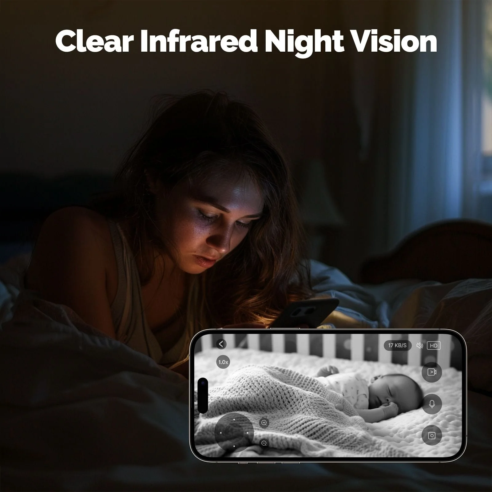 Tuya WiFi 4MP Indoor Security Camera with Night Vision and Motion Detection - Image 5