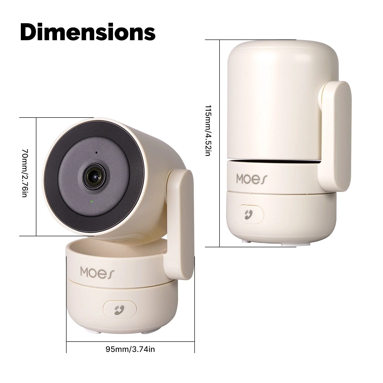 Tuya WiFi 4MP Indoor Security Camera with Night Vision and Motion Detection - Image 8