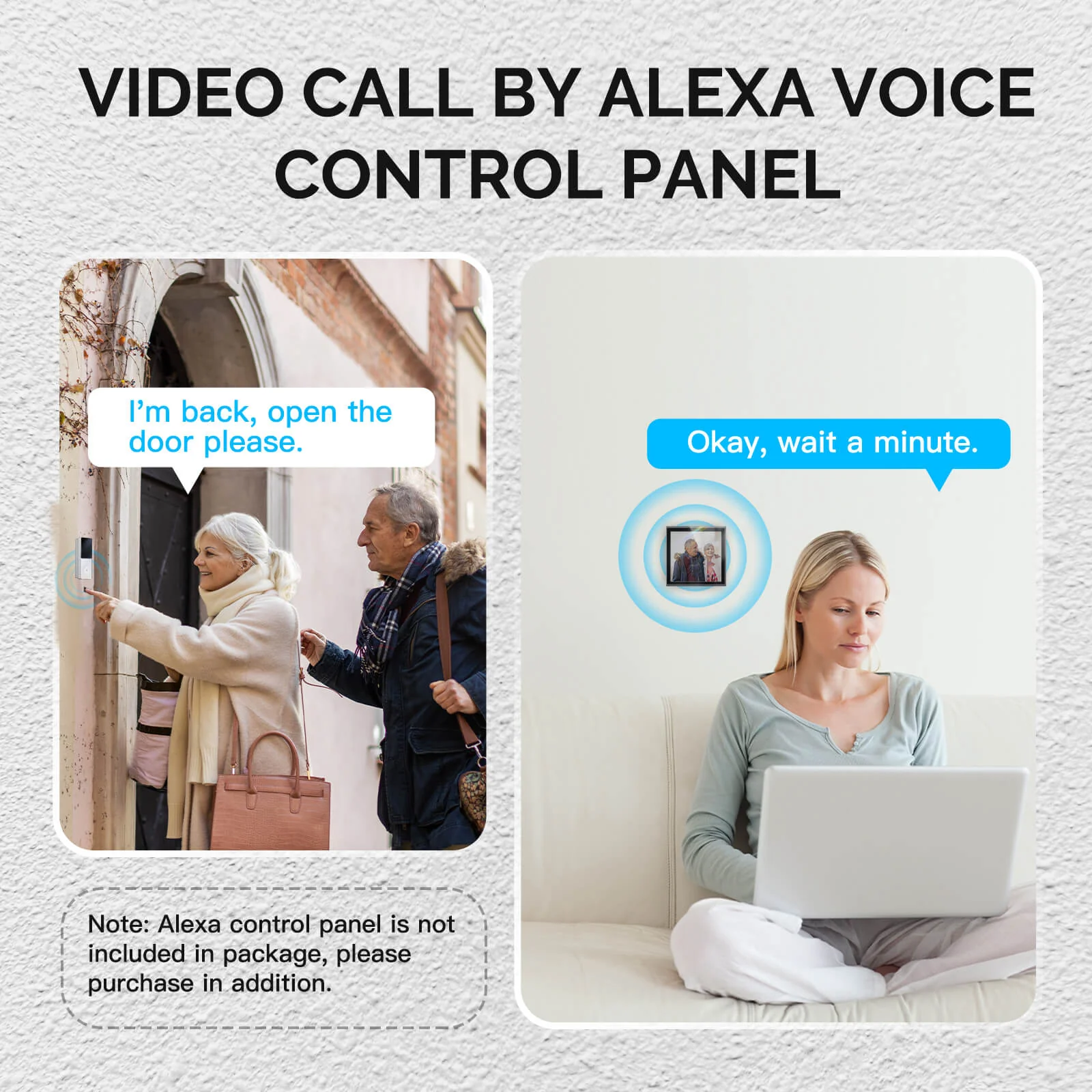 MOES Smart WiFi Video Doorbell Camera 2-way Audio Intercom Outdoor Wireless Door Bell Night Vision EU Version - Image 4