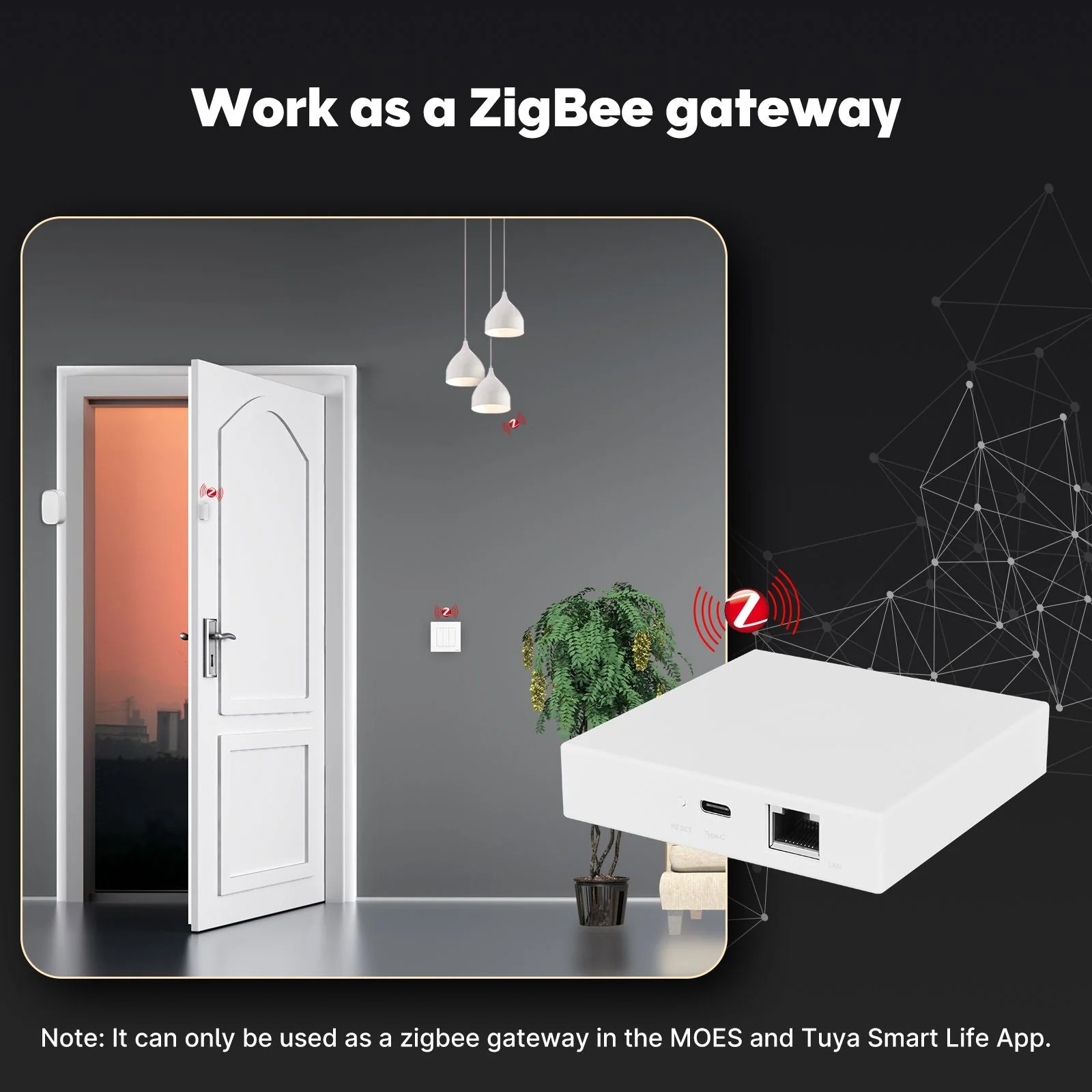 Tuya Zigbee Matter Thread Gateway Smart Home Bridge Matter Hub - Image 4