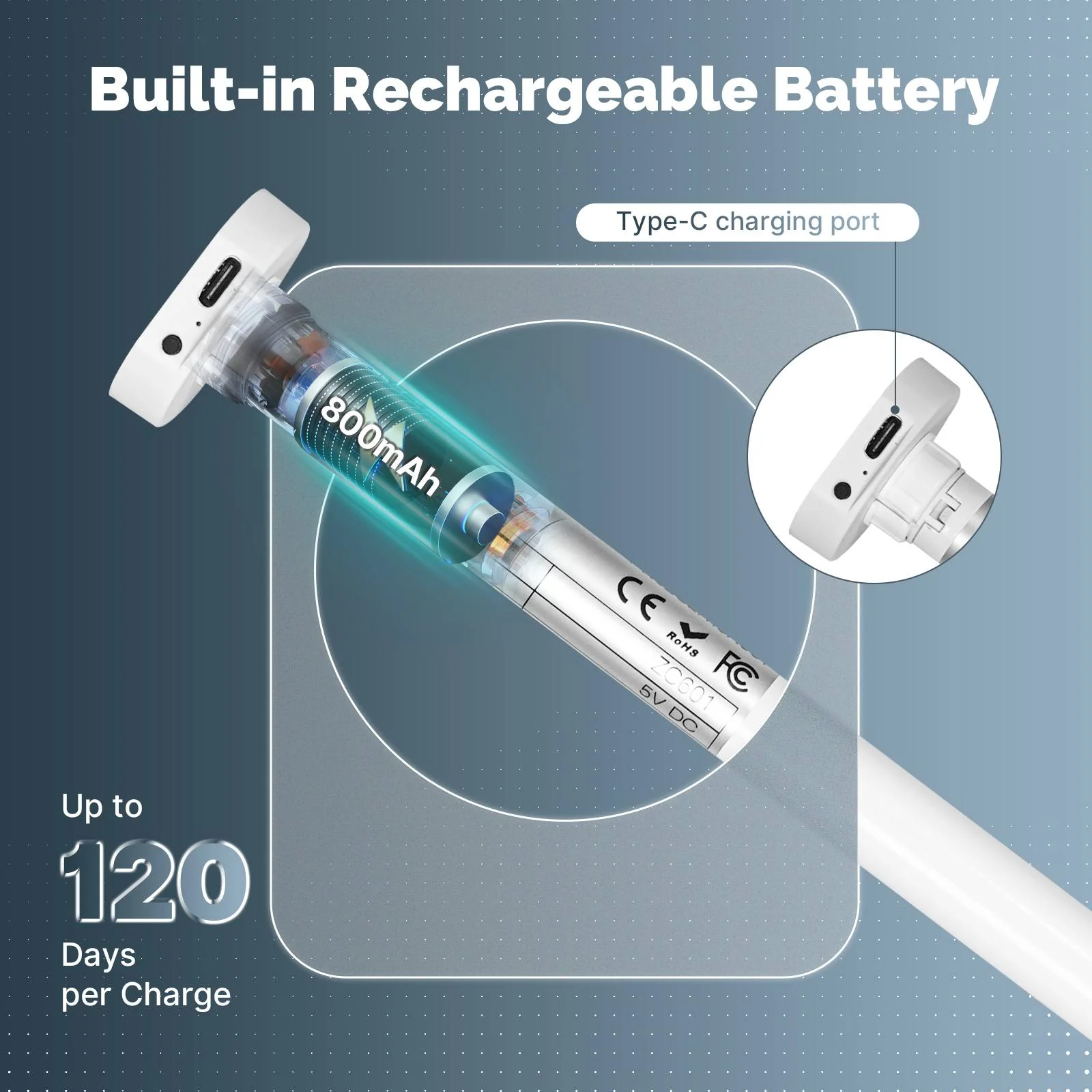 Tuya ZigBee Rechargeable 16mm Smart Roller Blinds Motor for 17/25/28mm Tubes — App & Voice Control - Image 4