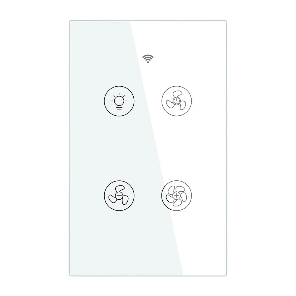 WiFi RF433 Smart Ceiling Fan Light Touch Switch Single Pole Neutral Wire Required US - Image 10