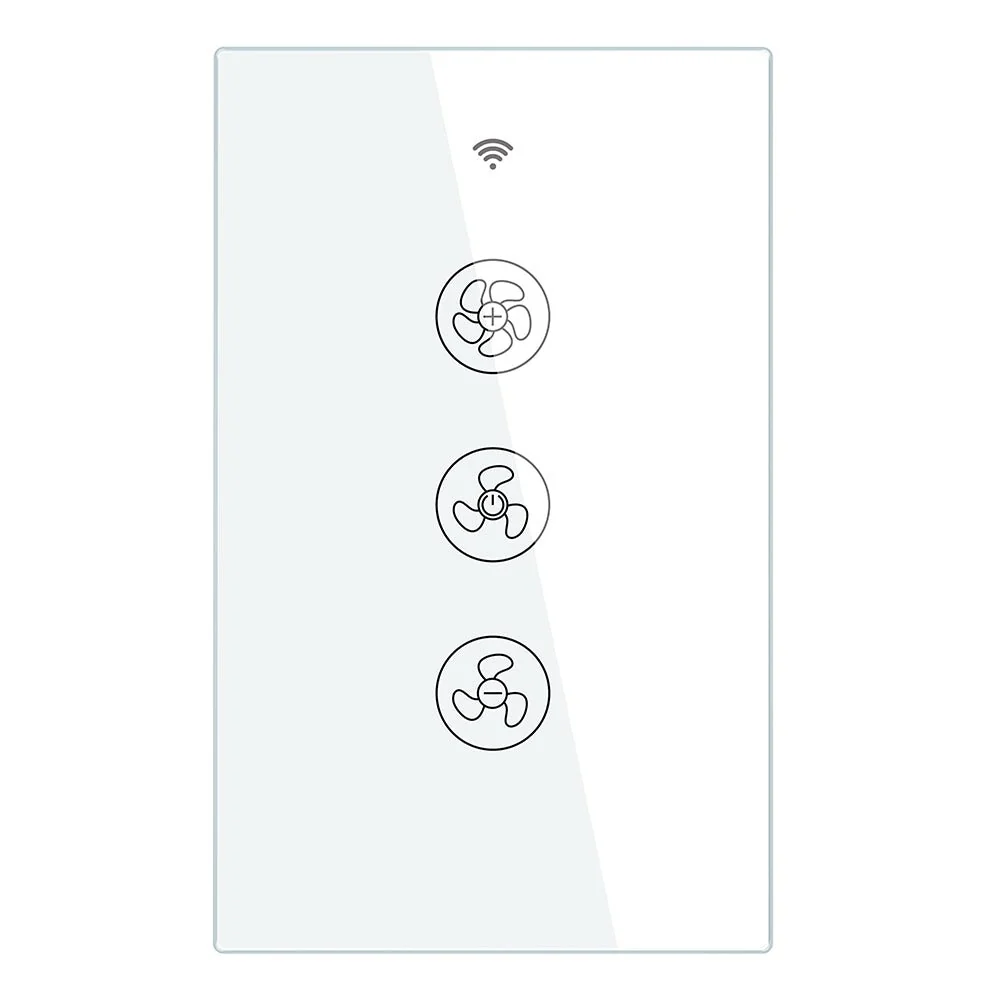 WiFi RF433 Smart Ceiling Fan Touch Switch Single Pole Neutral Wire Required US - Image 8