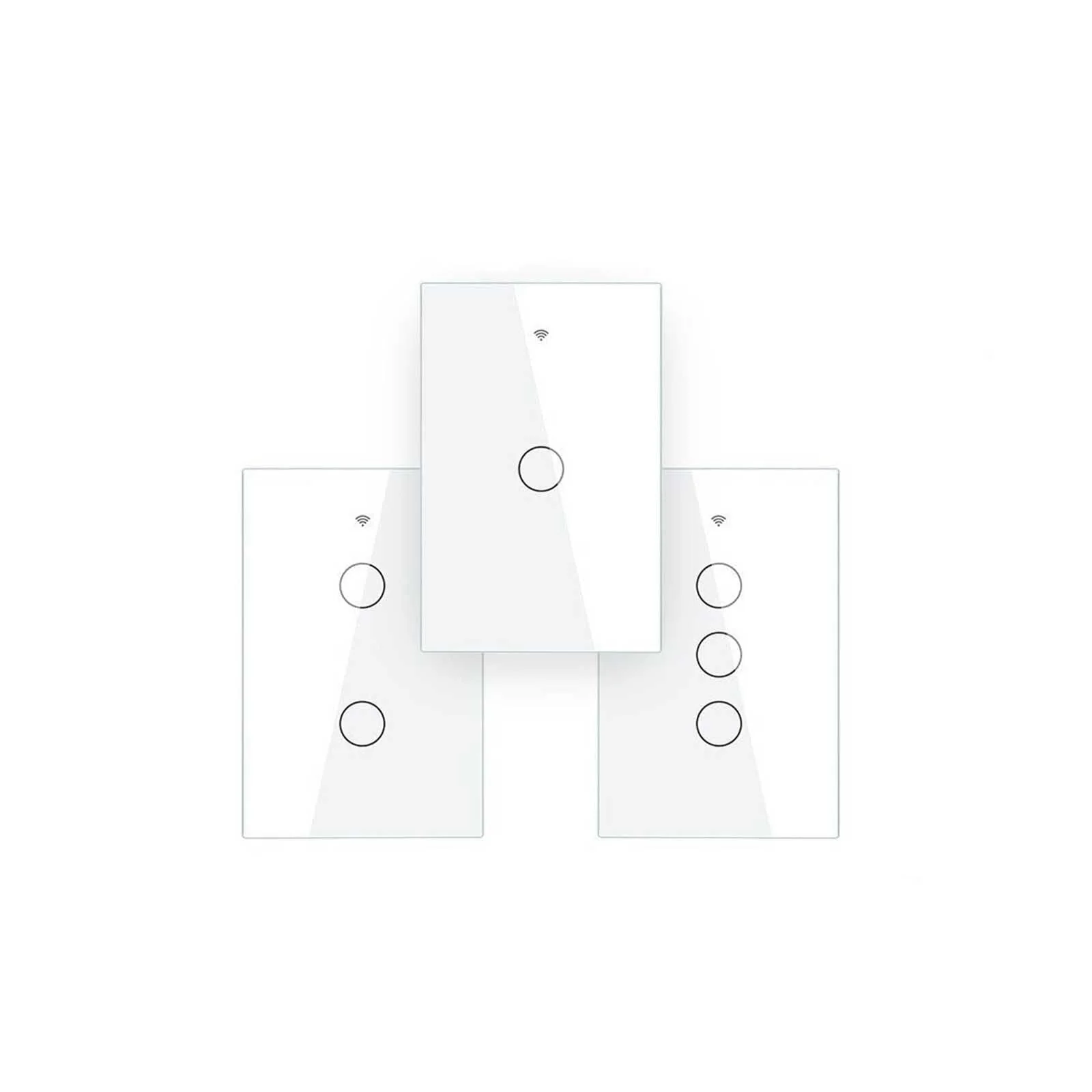 WiFi RF433 Smart  Light Wall Touch Switch  Single Pole 1/2/3/4 Gang US 220V - Image 13