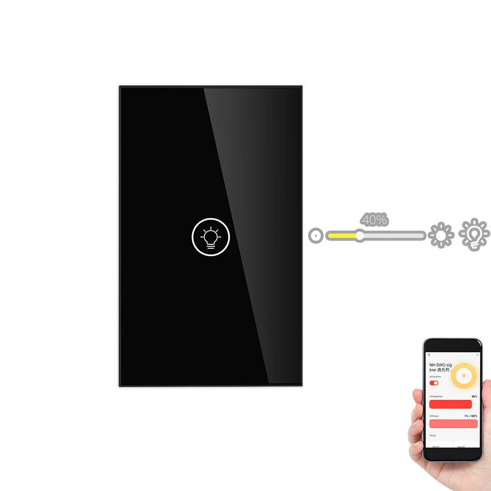 ZigBee Smart Dimmer Switch, Multi-gang Smart Light Dimmer Switch, US Single Pole Neutral Wire Required - Image 12