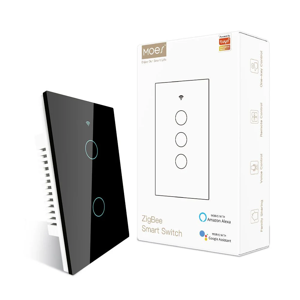 ZigBee Smart Light Touch Switch Multi-Control Neutral Wire Optional No Capacitor US - Image 11