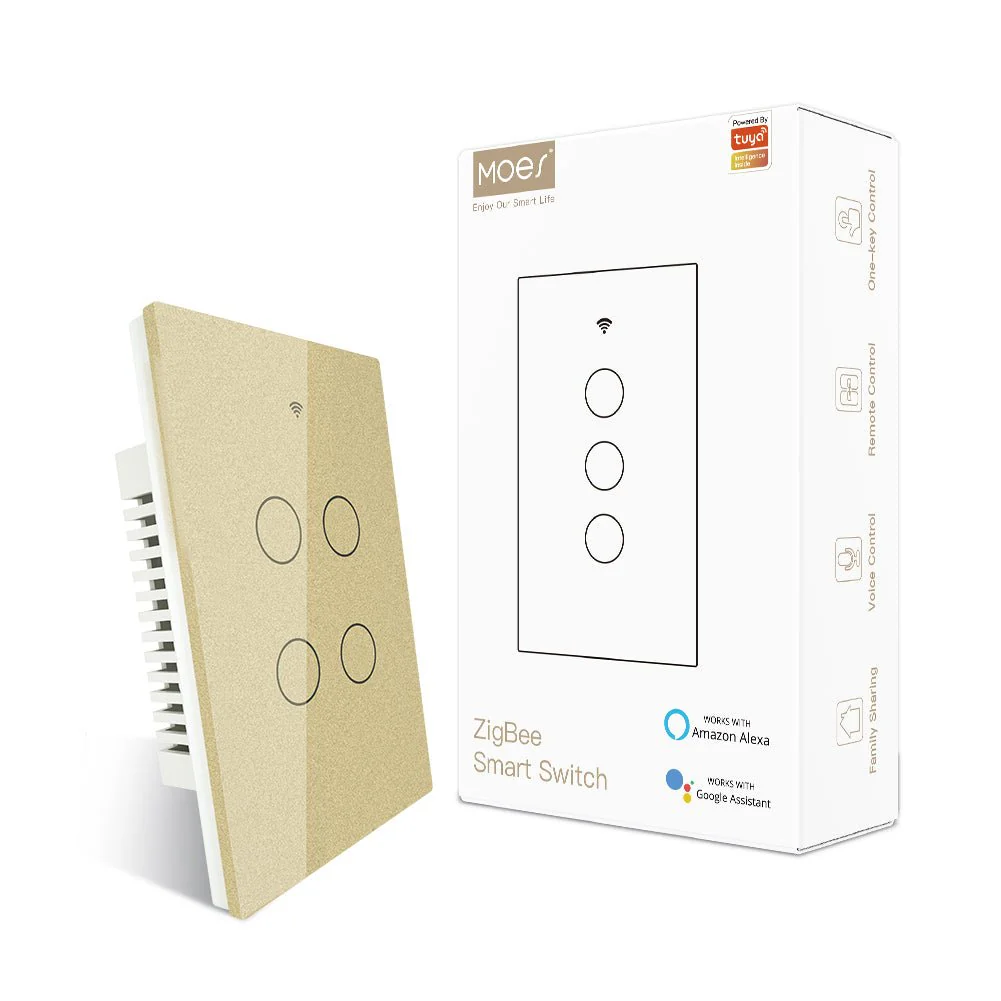 ZigBee Smart Light Touch Switch Multi-Control Neutral Wire Optional No Capacitor US - Image 18
