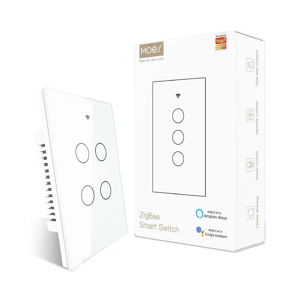 ZigBee Smart Light Touch Switch Multi-Control Neutral Wire Optional No Capacitor US - Image 19
