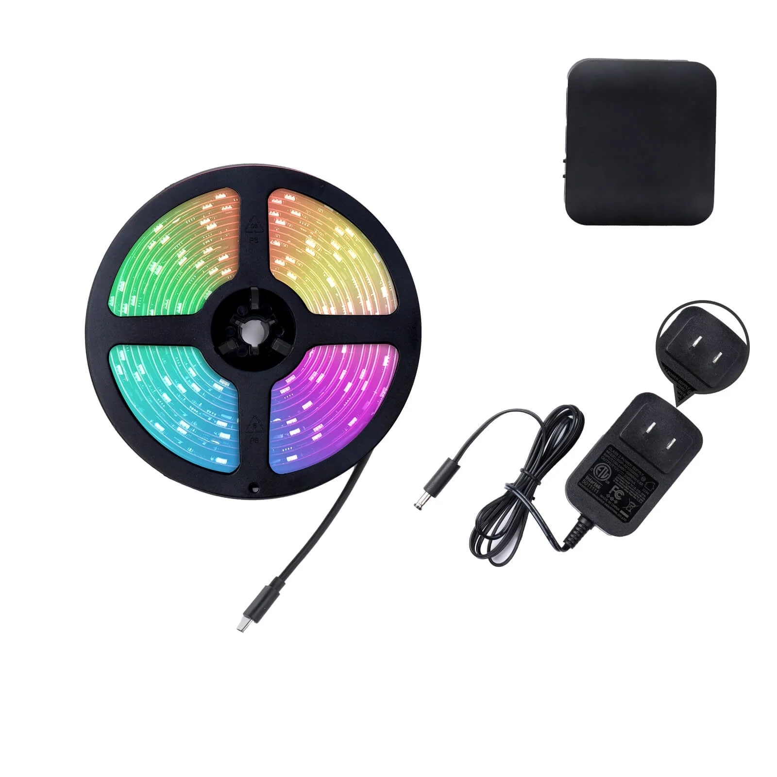 MOES Smart WiFi Ambient Lighting TV Backlight 4K HDMI 2.0 Sync Box LED Light Strip Music - Image 16