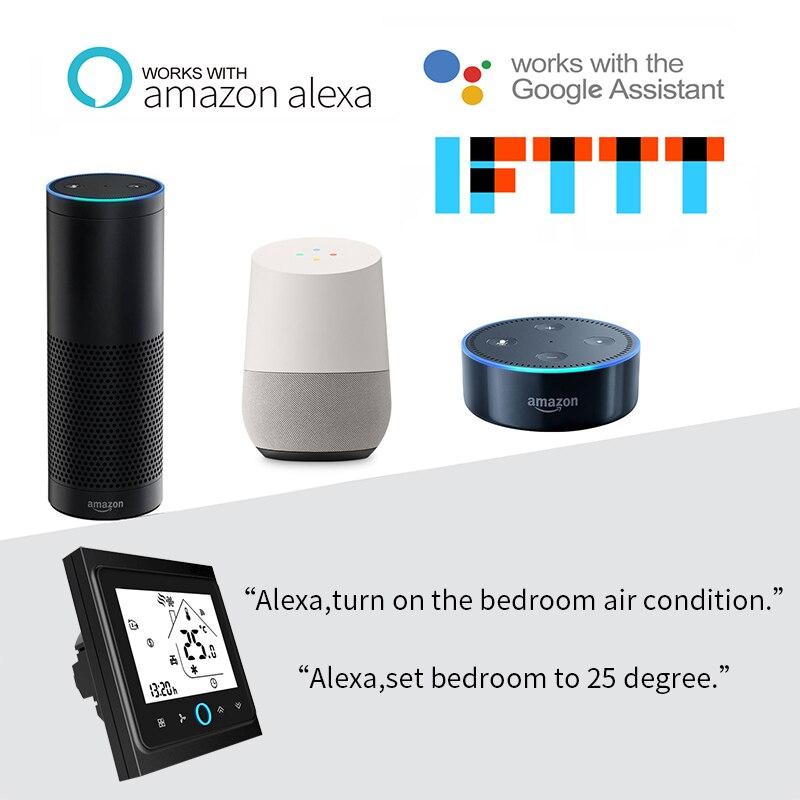 WiFi Smart Central Air Conditioner Thermostat Temperature Controller 2/4 Pipe 3 Speed Fan Coil Unit - Image 3