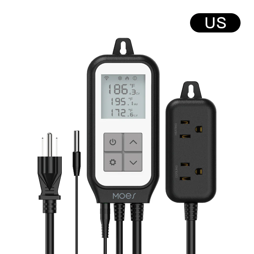 WiFi Digital Temperature Controller Thermostat Outlet Plug Heating and Cooling Mode US/EU - Image 8