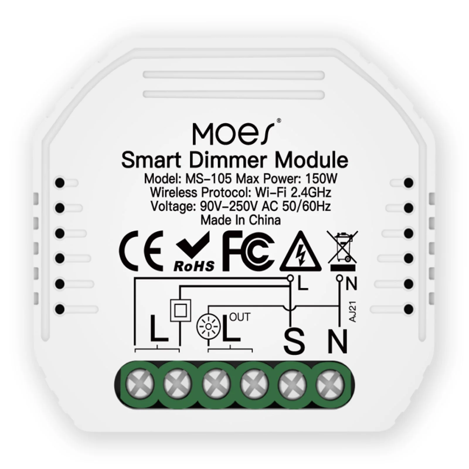 WiFi 2 Gang Dimmer Switch  Module DIY Smart  Light LED Dimmable Interruptor Relay - Image 17