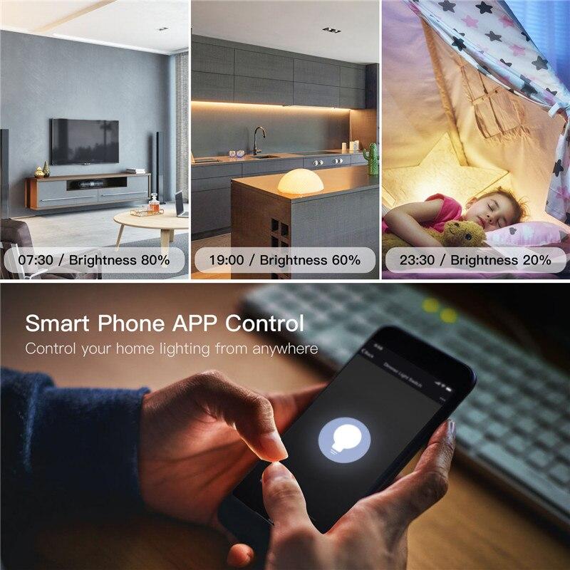WiFi 2 Gang Dimmer Switch  Module DIY Smart  Light LED Dimmable Interruptor Relay - Image 5