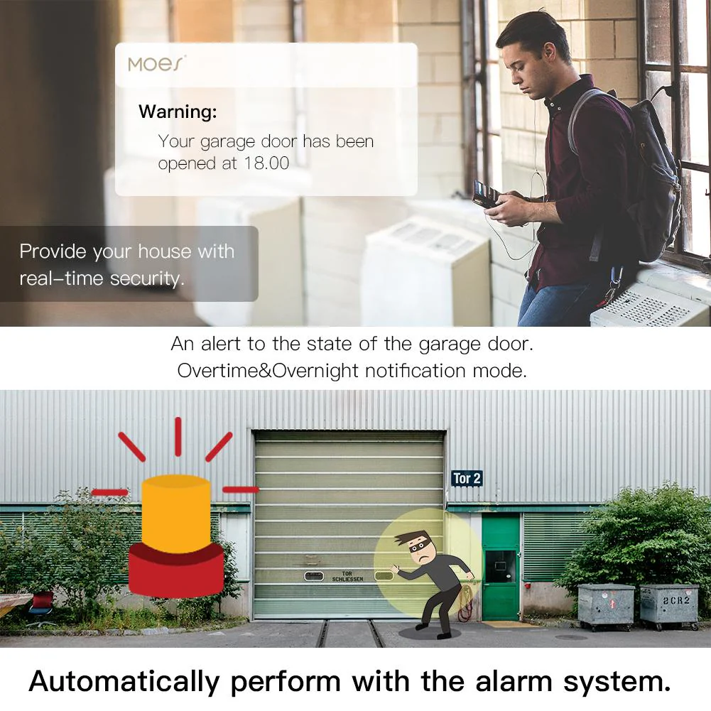 WiFi Smart Garage Door Opener Controller Remote Wireless Relay DIY Module - Image 5
