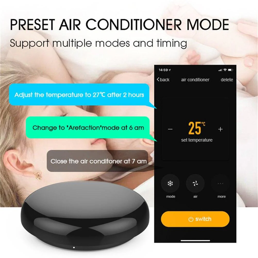 WiFi Infrared Remote Control Smart Home Blaster Wireless Control via APP - Image 7