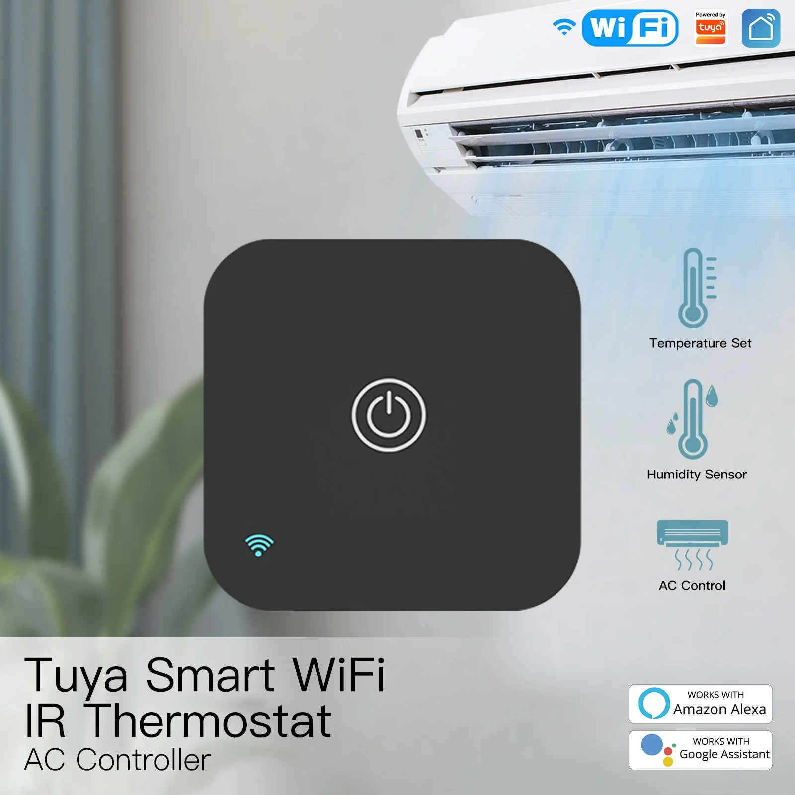 MOES Tuya WiFi Smart IR Thermostat AC Remote Controller Temperature and Humidity Sensor - Image 7