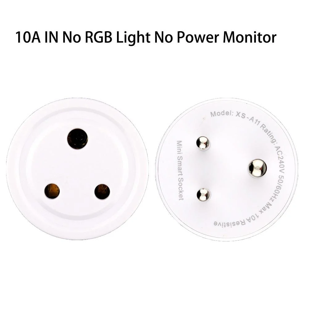 WiFi Smart Plug Outlet Wireless Power Socket Real-time Monitor Electricity With RGB Light - Image 12