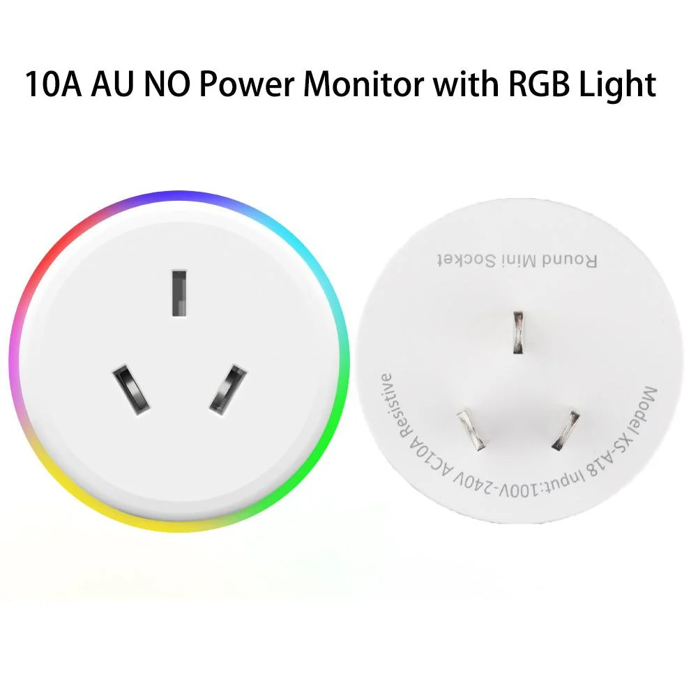 WiFi Smart Plug Outlet Wireless Power Socket Real-time Monitor Electricity With RGB Light - Image 15