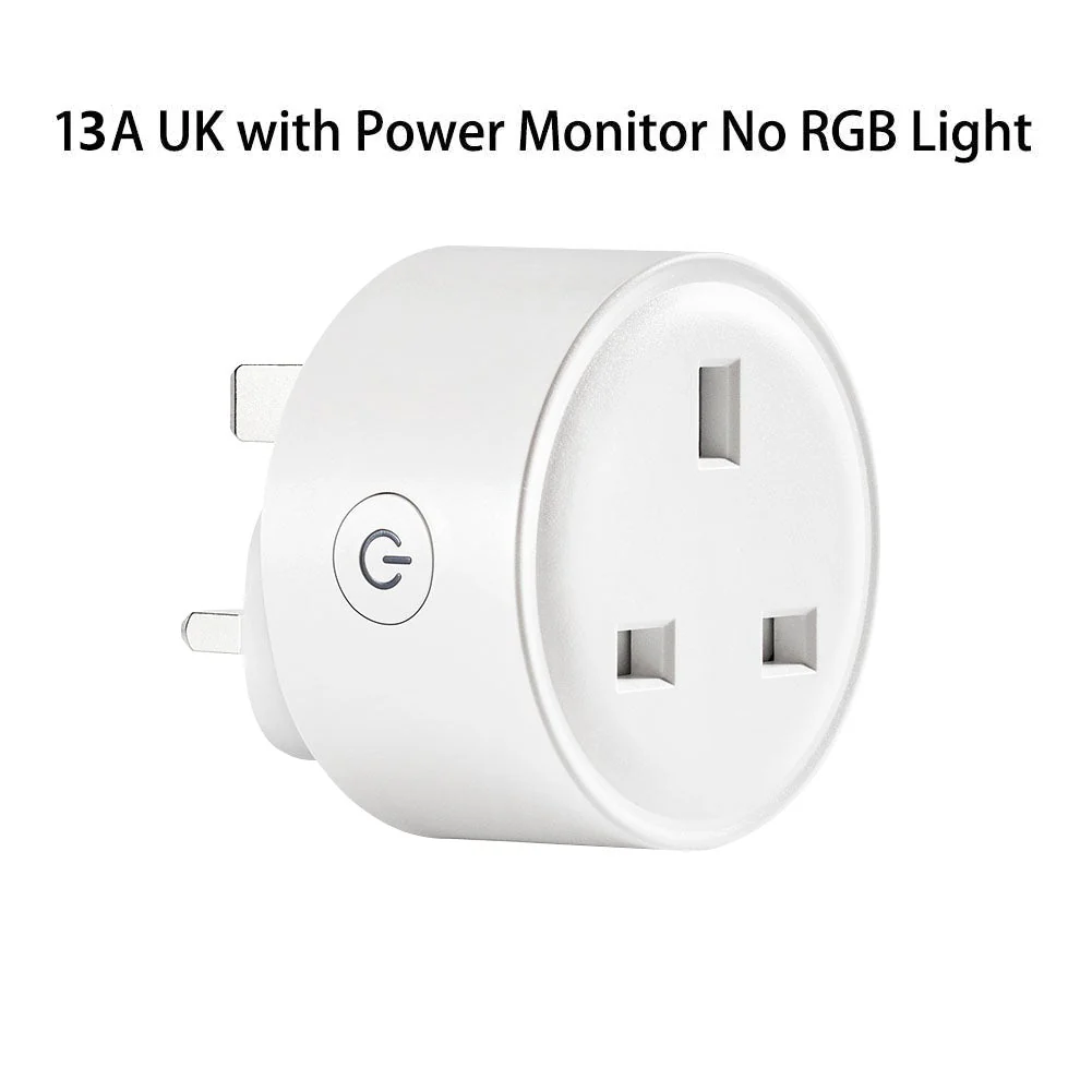 WiFi Smart Plug Outlet Wireless Power Socket Real-time Monitor Electricity With RGB Light - Image 16