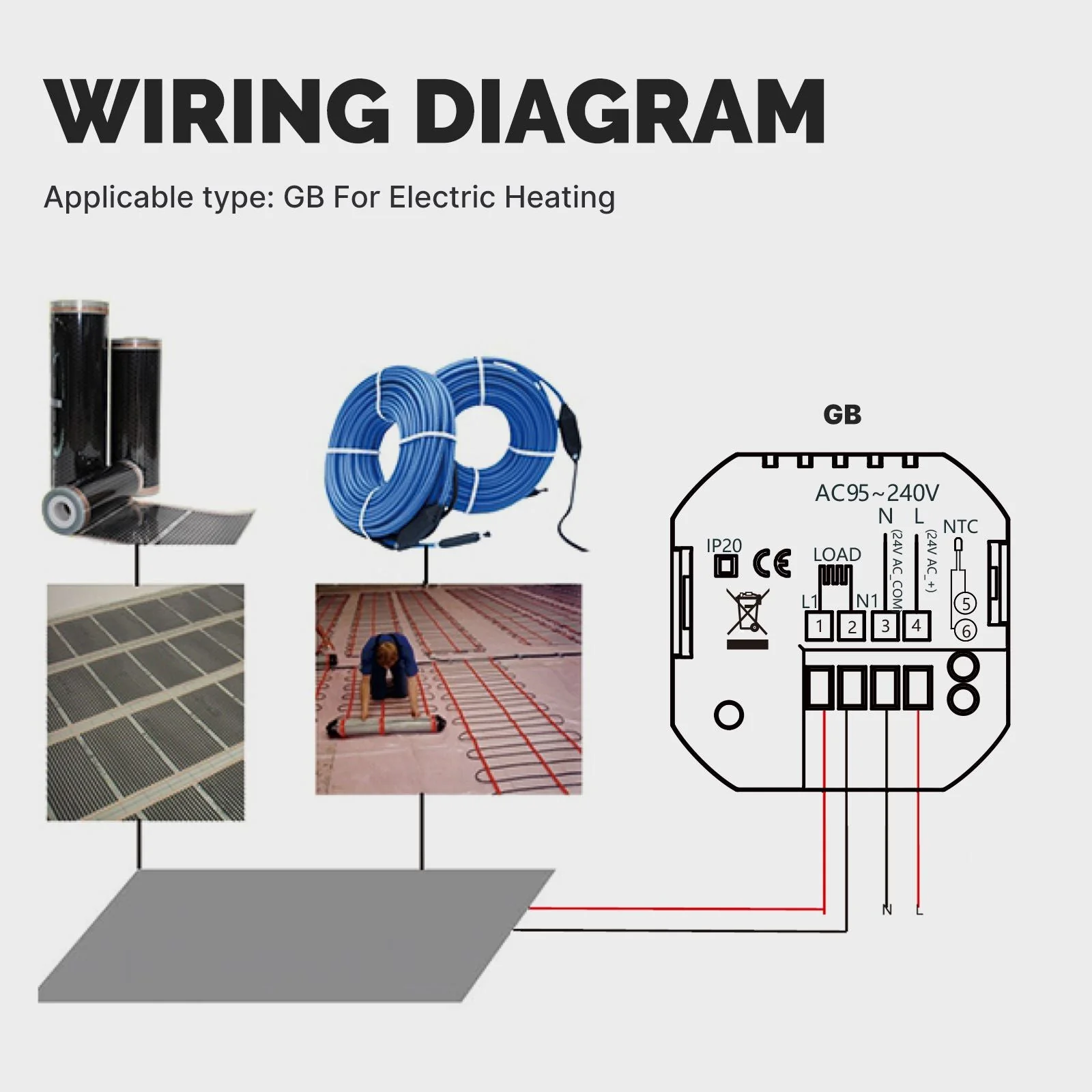 WiFi Smart Thermostat Temperature Controller for Water/ Electric /Gas /Boiler Floor Heating - Image 8