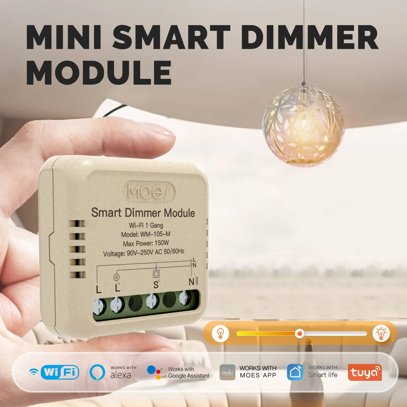 WiFi Smart Dimmer Switch Module Timer Diy Breaker  1/2 Gang - Image 8