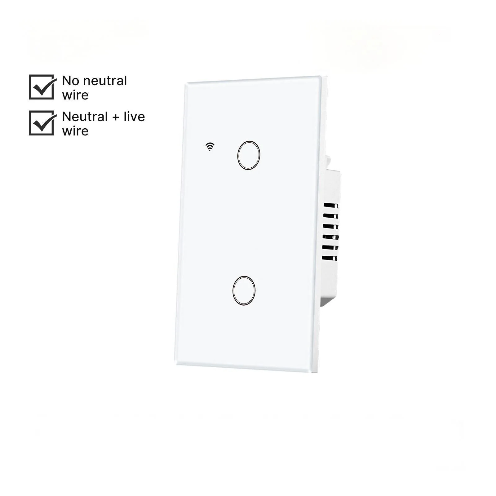WiFi Smart Light Switch Wall Touch Glass Switch No Neutral Wire Required US Standard - Image 10