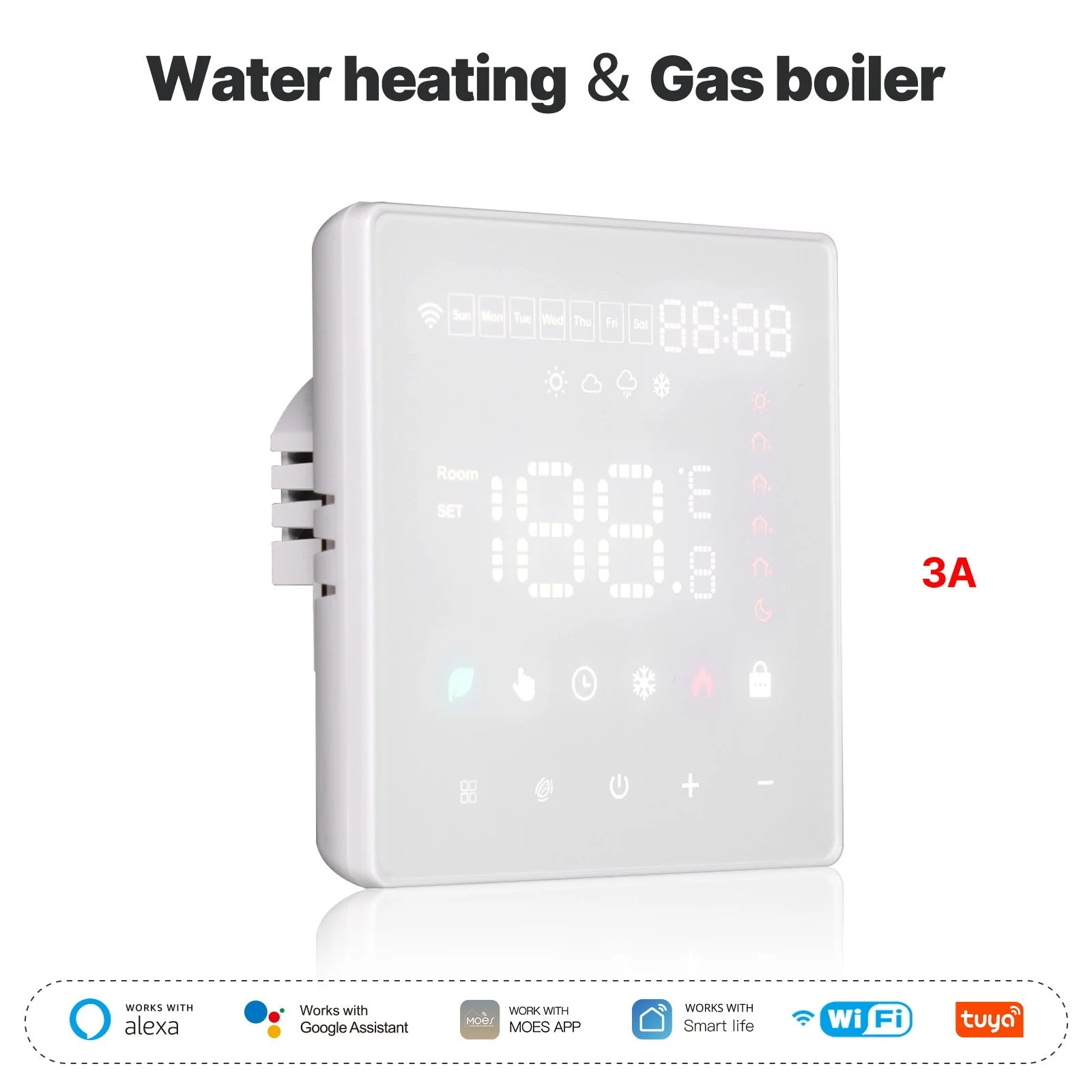 WiFi Smart Thermostat Programmable Temperature Controller Water Boiler Electric Heating - Image 6