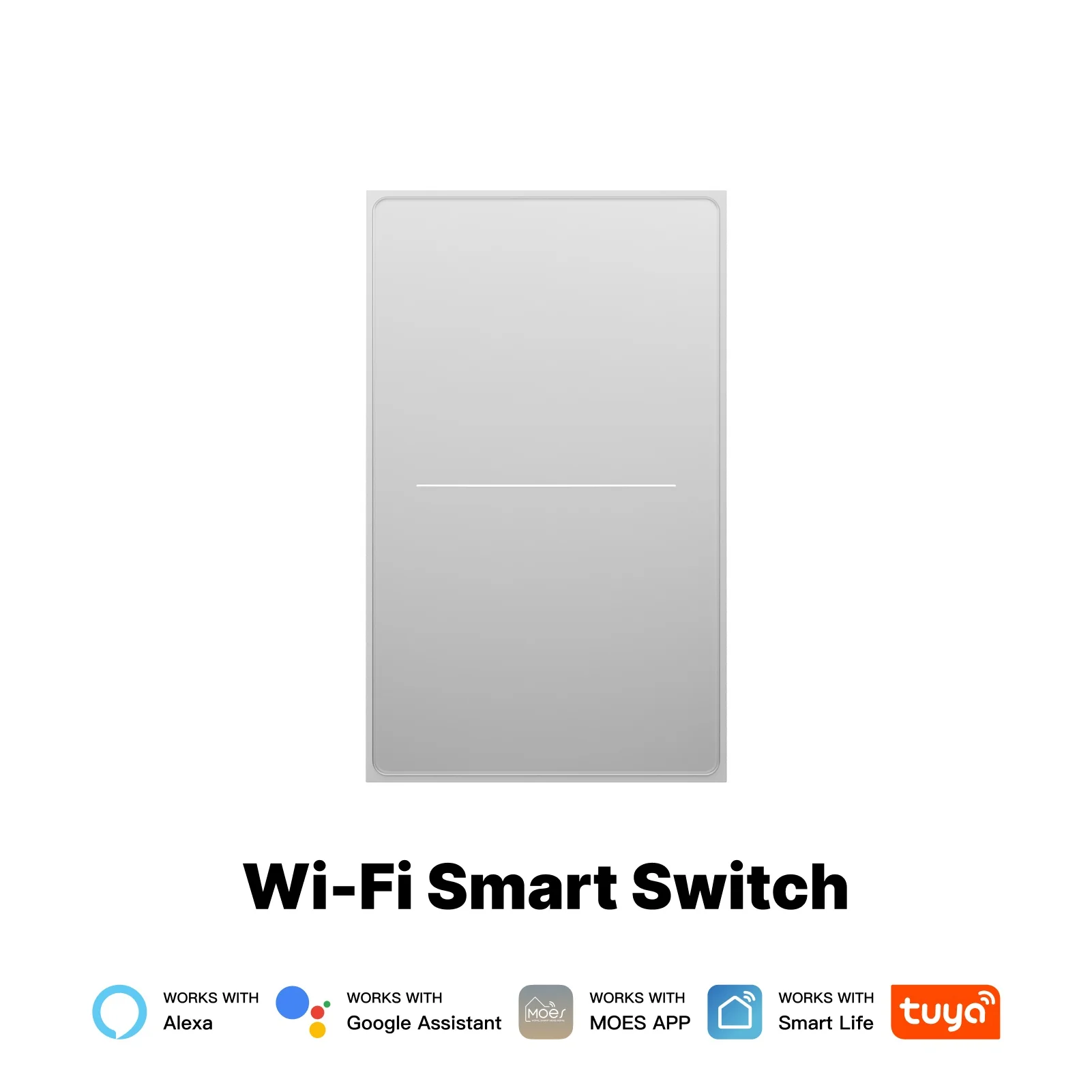 WiFi Star Feather Series Smart Switch Push Button With Neutral Wire Light Scene 2in1 Switch US Version - Image 8
