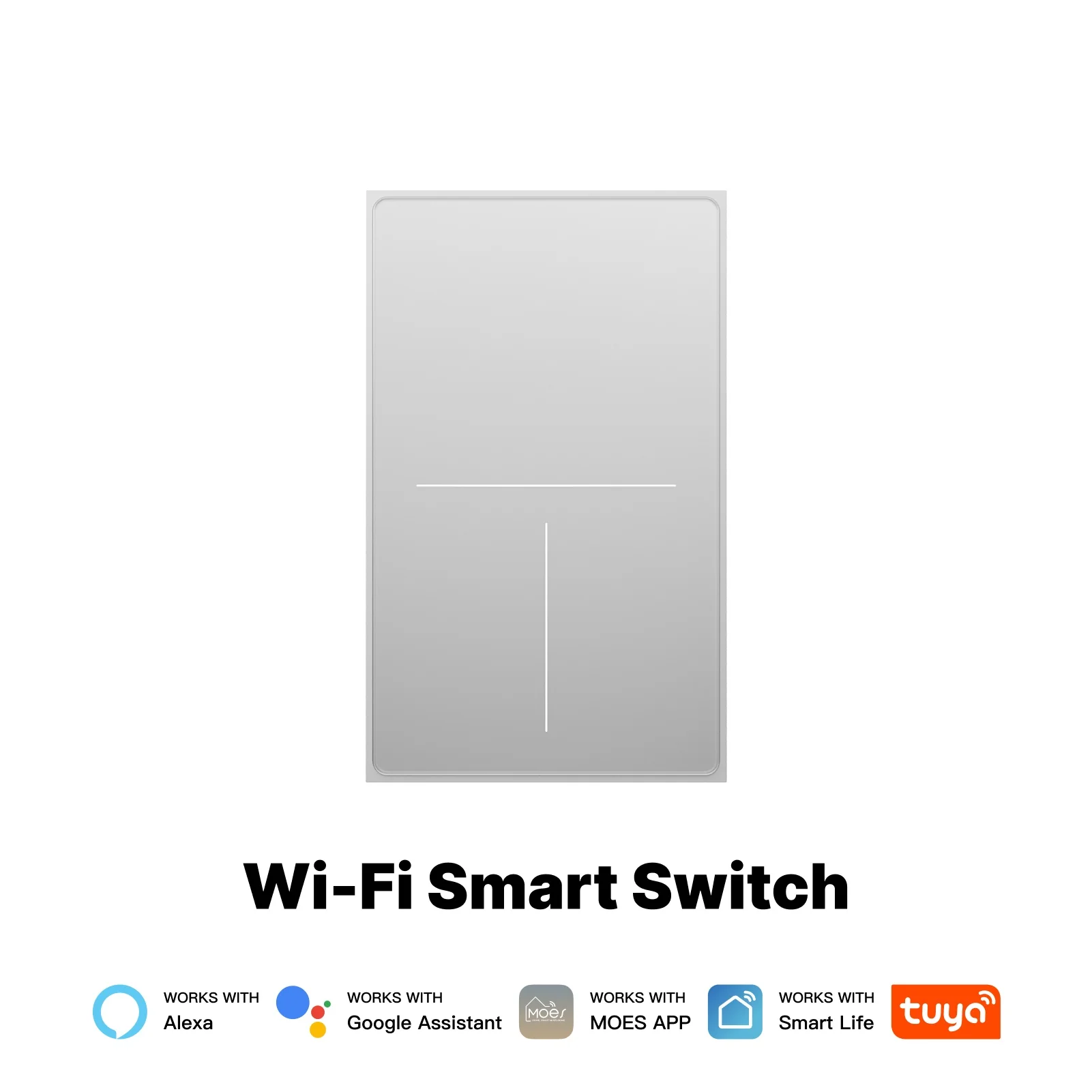 WiFi Star Feather Series Smart Switch Push Button With Neutral Wire Light Scene 2in1 Switch US Version - Image 9
