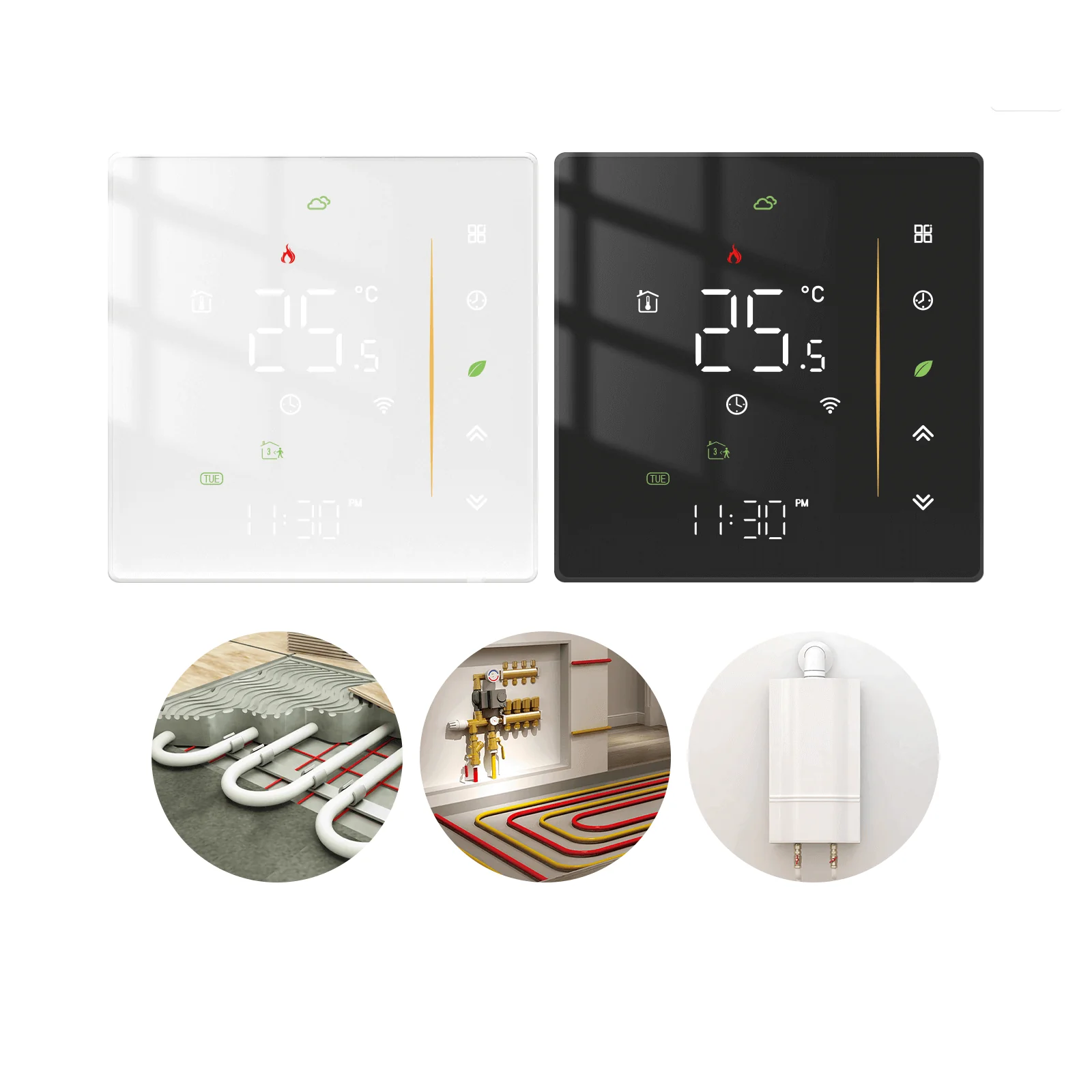 WiFi Programmable Thermostat Room Temperature Controller for Water/ Electric /Gas /Boiler floor Heating - Image 7