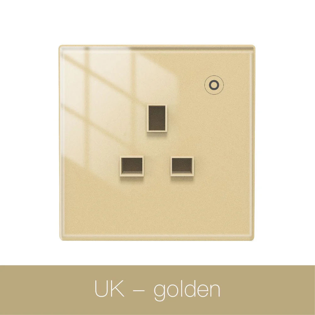 WiFi Smart Wall Socket Glass Panel Outlet Power Monitor Touch Plug Relay Status Light Mode Adjustable EU - Image 13