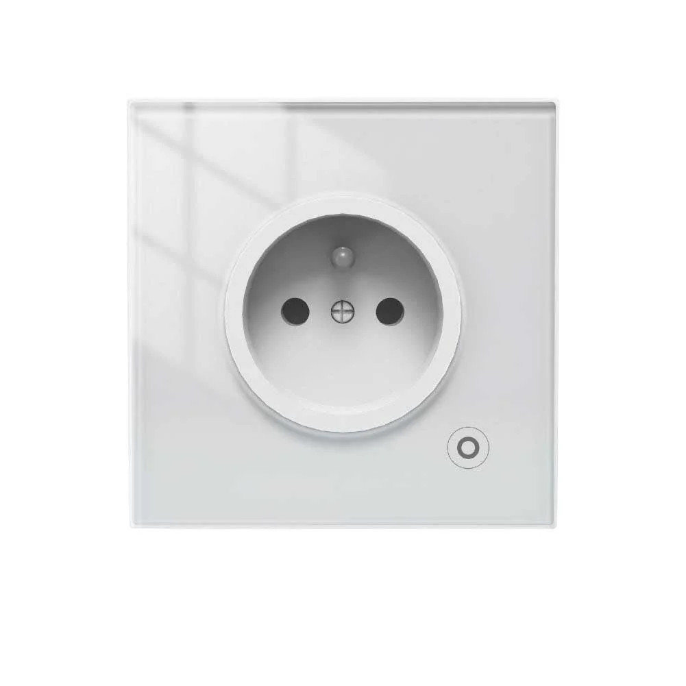 WiFi Smart Wall Socket Glass Panel Outlet Power Monitor Touch Plug Relay Status Light Mode Adjustable EU - Image 24