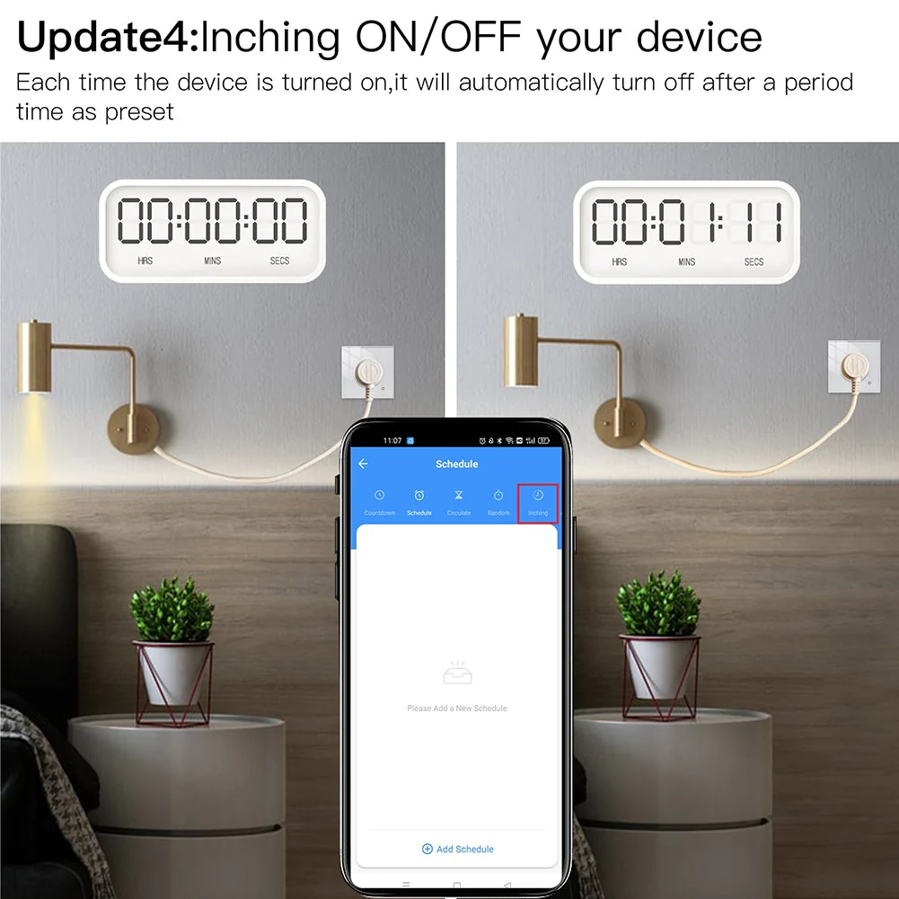 WiFi Smart Wall Socket Glass Panel Outlet Power Monitor Touch Plug Relay Status Light Mode Adjustable EU - Image 6