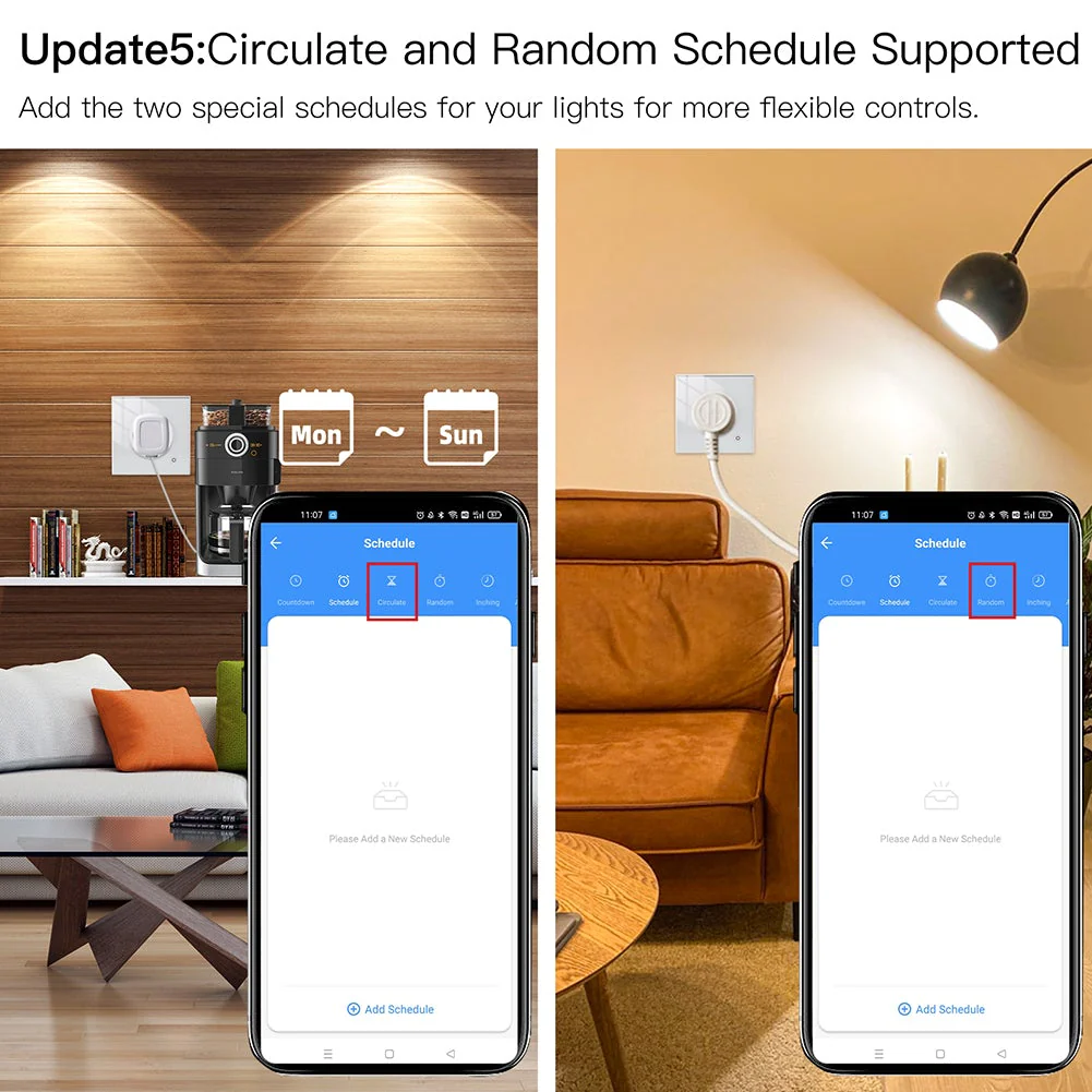 WiFi Smart Wall Socket Glass Panel Outlet Power Monitor Touch Plug Relay Status Light Mode Adjustable EU - Image 7