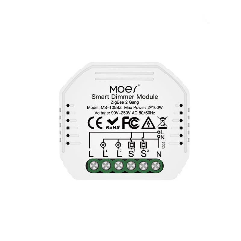 ZigBee Dimmer Module, Smart Switch Relay Module, MOES Hub Required 1/2 Gang Interruptor - Image 10