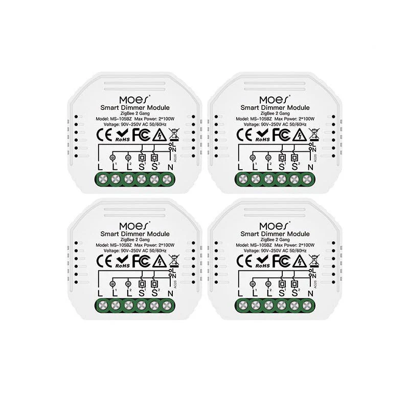 ZigBee Dimmer Module, Smart Switch Relay Module, MOES Hub Required 1/2 Gang Interruptor - Image 11