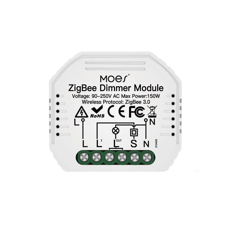 ZigBee Dimmer Module, Smart Switch Relay Module, MOES Hub Required 1/2 Gang Interruptor - Image 7