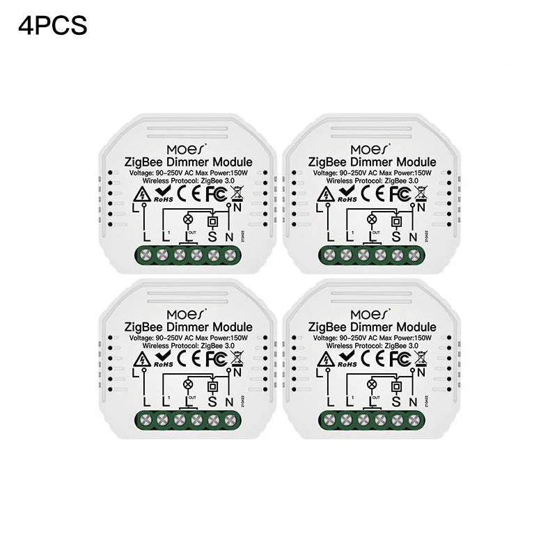 ZigBee Dimmer Module, Smart Switch Relay Module, MOES Hub Required 1/2 Gang Interruptor - Image 9