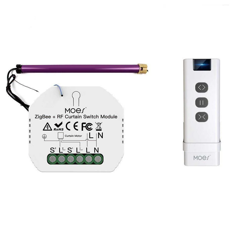 ZigBee RF433 Smart Curtain Switch Module for Electric Motorized Roller Blinds Shutter Motor - Image 11