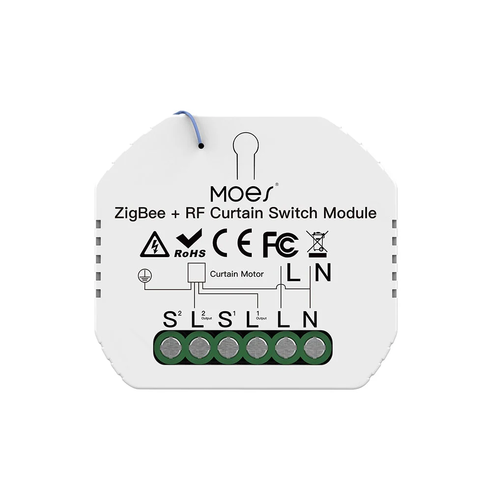 ZigBee RF433 Smart Curtain Switch Module for Electric Motorized Roller Blinds Shutter Motor - Image 8