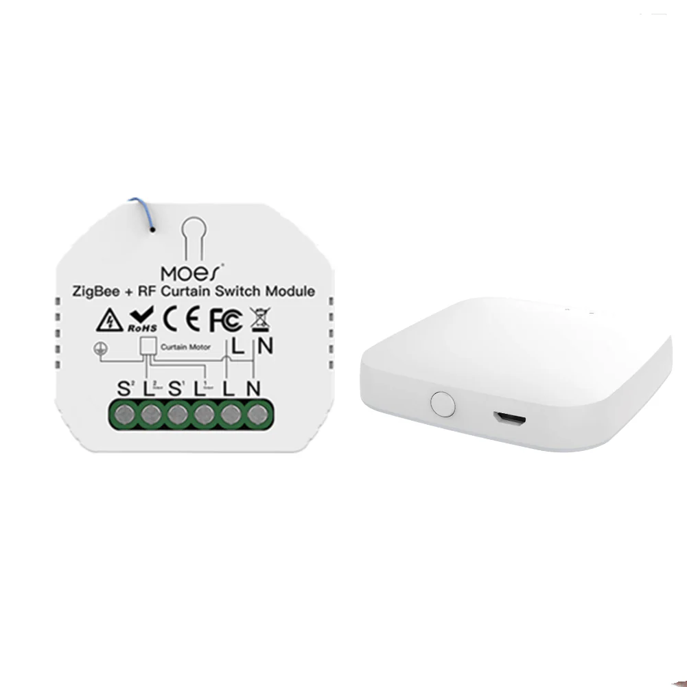 ZigBee RF433 Smart Curtain Switch Module for Electric Motorized Roller Blinds Shutter Motor - Image 9