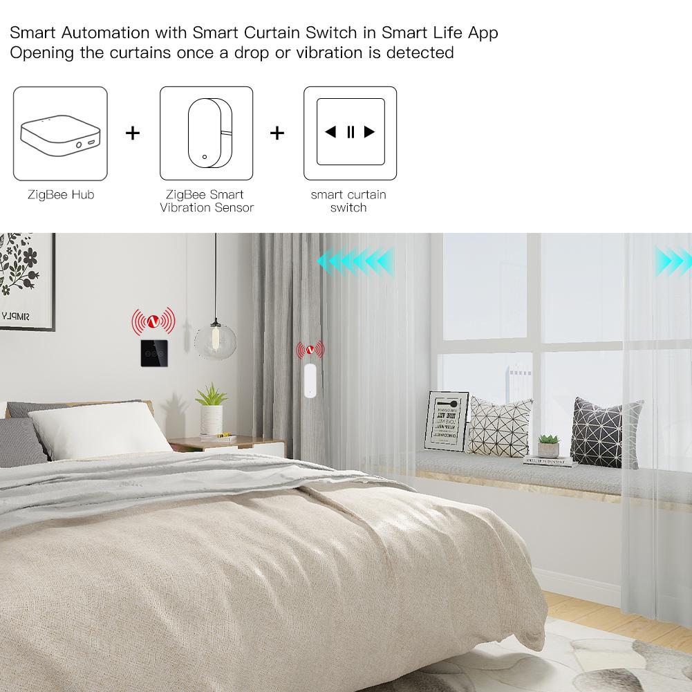 Zigbee Smart Vibration Sensor Detection Home Security System - Image 5