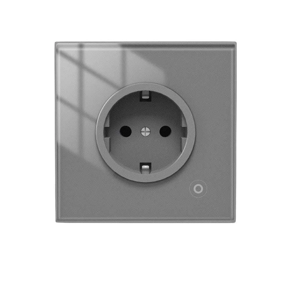 MOES ZigBee Smart Wall Socket Glass Panel Power Monitor Hub Required - Image 24