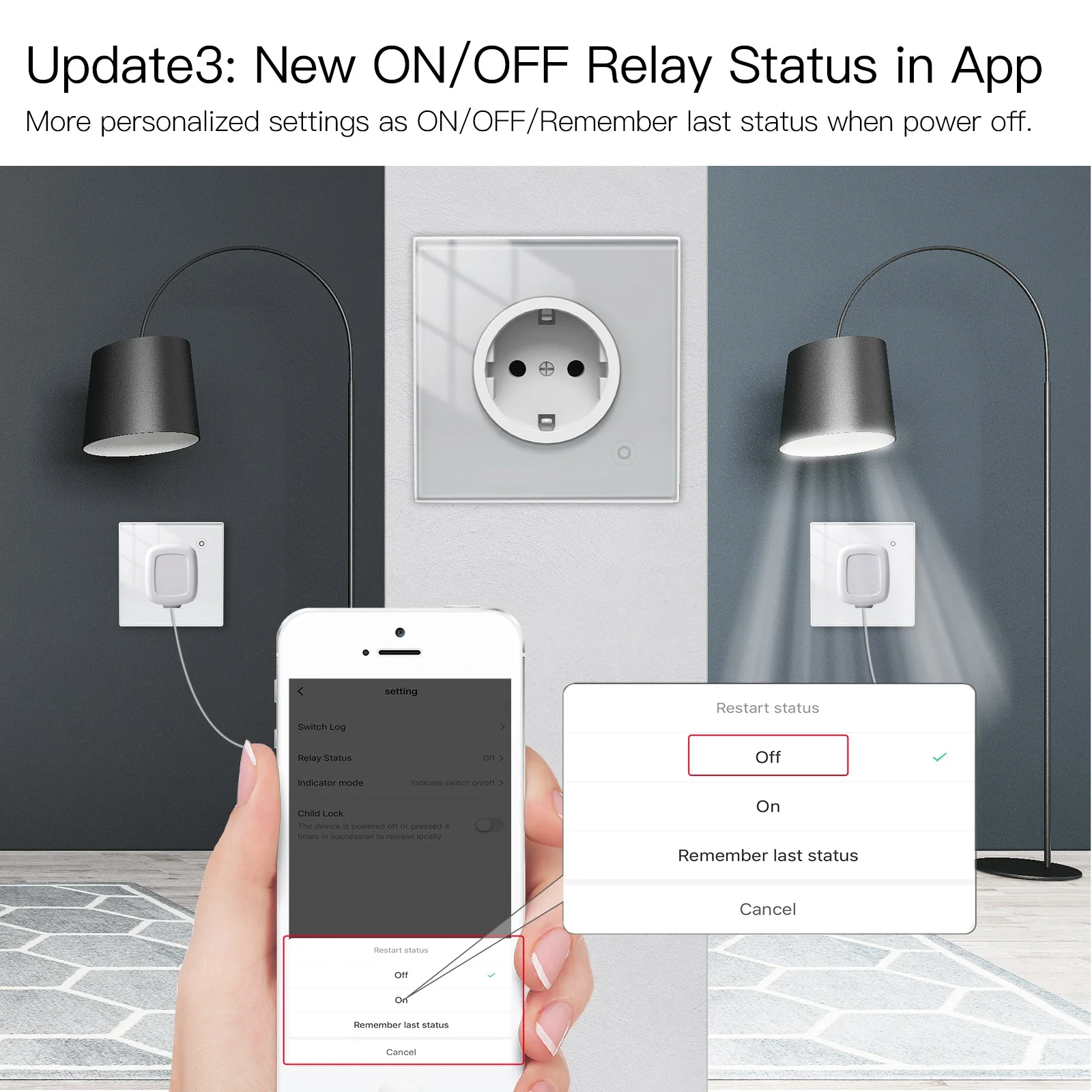 MOES ZigBee Smart Wall Socket Glass Panel Power Monitor Hub Required - Image 4