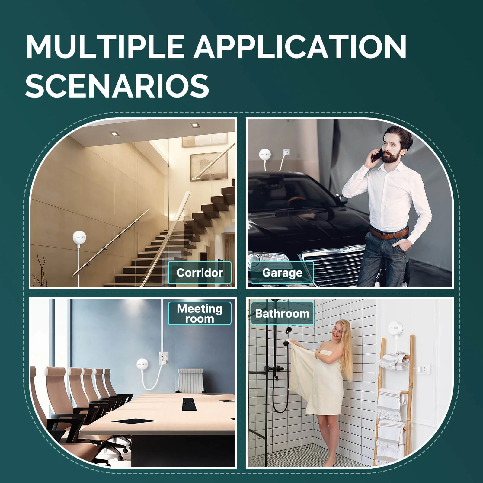 MOES ZigBee Human Presence Sensor Detector Radar Wave Detection Sensor for Home Security - Image 7
