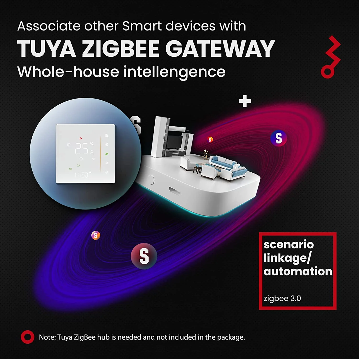 Tuya Zigbee Smart Thermostat Gas/Water Heater, Room Thermostat Digital Programmable - Image 10