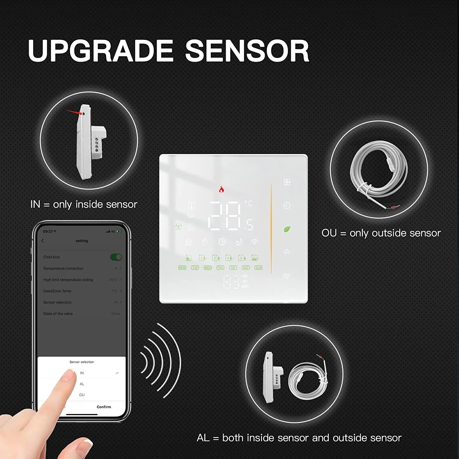 Tuya Zigbee Smart Thermostat Gas/Water Heater, Room Thermostat Digital Programmable - Image 5